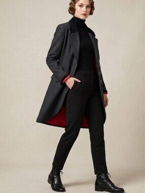 Pioneer Wear Wool Blazer Coat Sz Small VTG Wool Costume Cosplay Frock Coat
